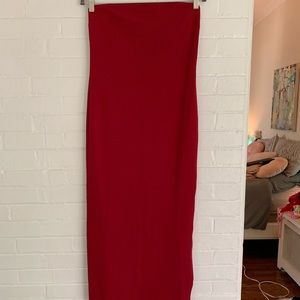 Red maxi/prom dress